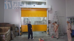 浙江加多寶飲料有限公司快速卷門(mén)安裝案例